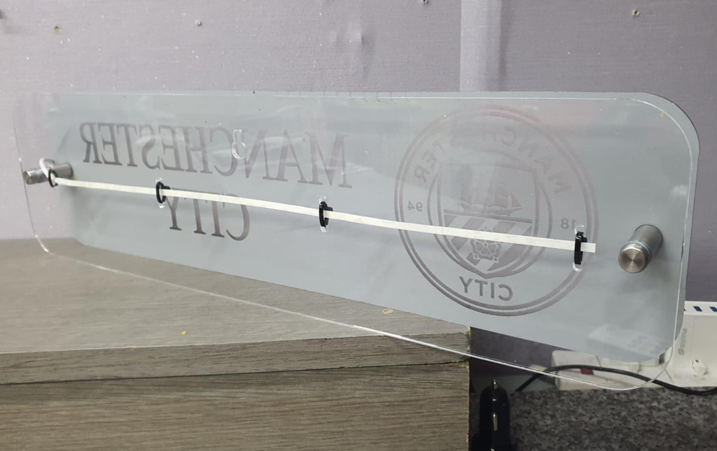 Any Name L.E.D Mirror with 366 Light Modes and 12 Static Light Colours and remote