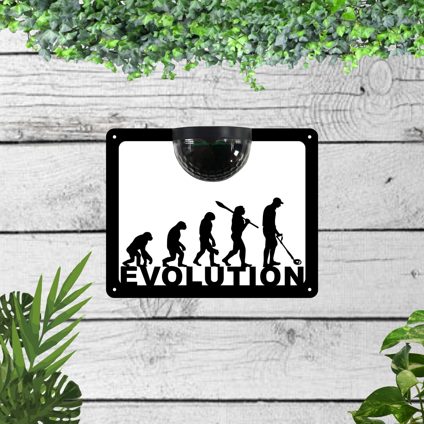 Evolution Garden Solar Wall Plaque Wall Art