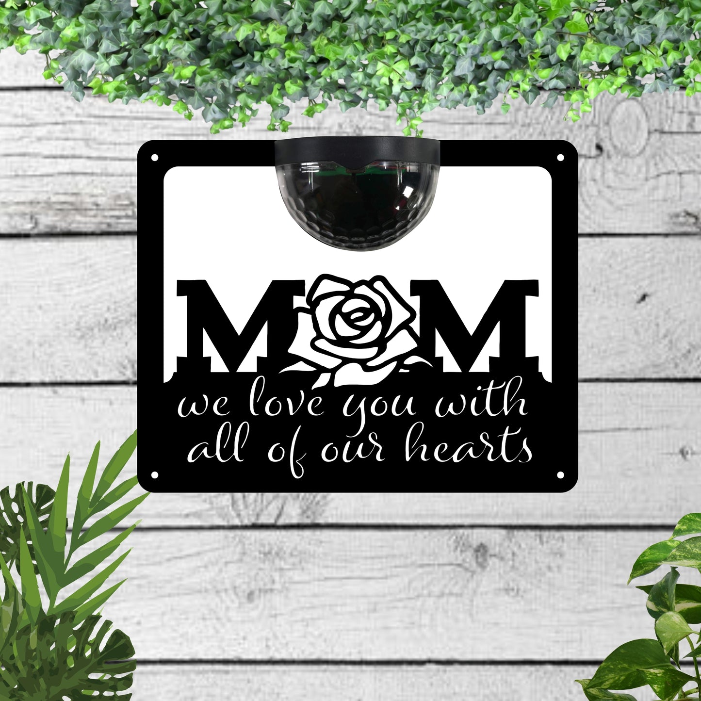 Mum Garden Solar Wall Plaque Wall Art