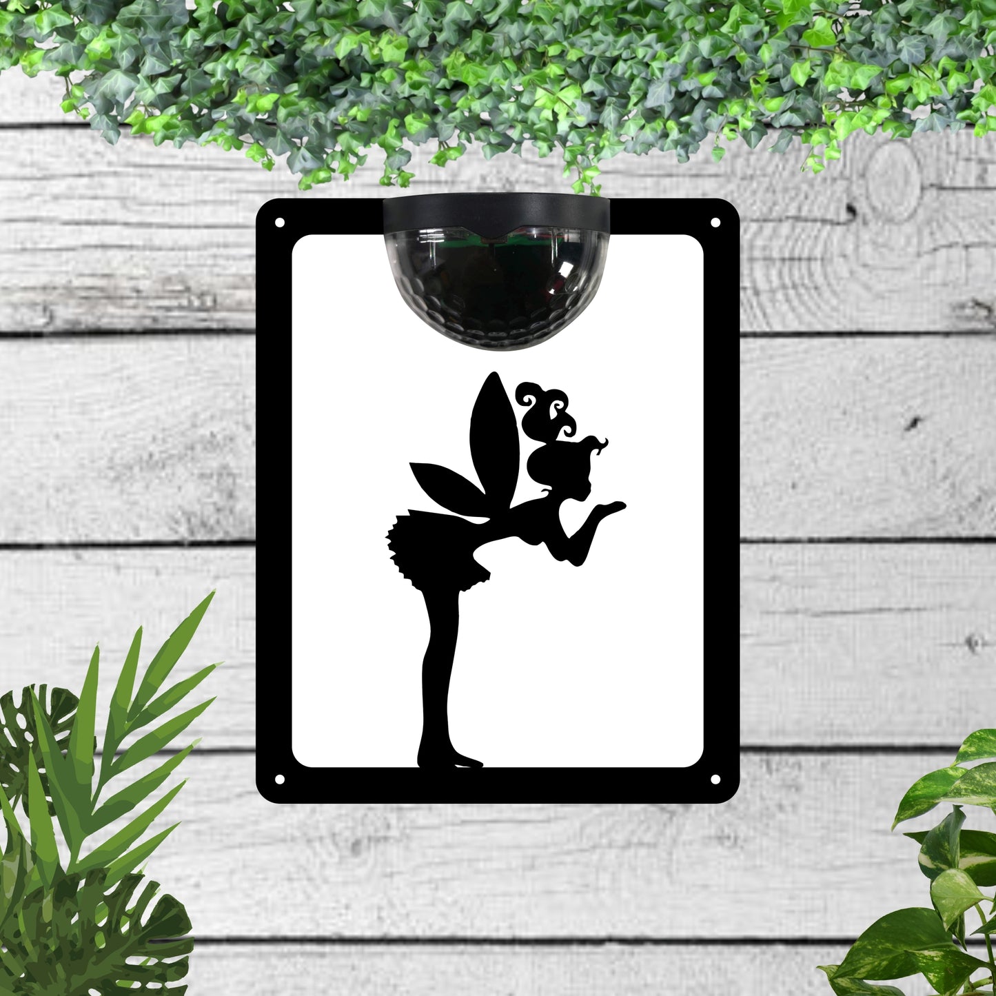Fairy Garden Solar Wall Plaque Wall Art