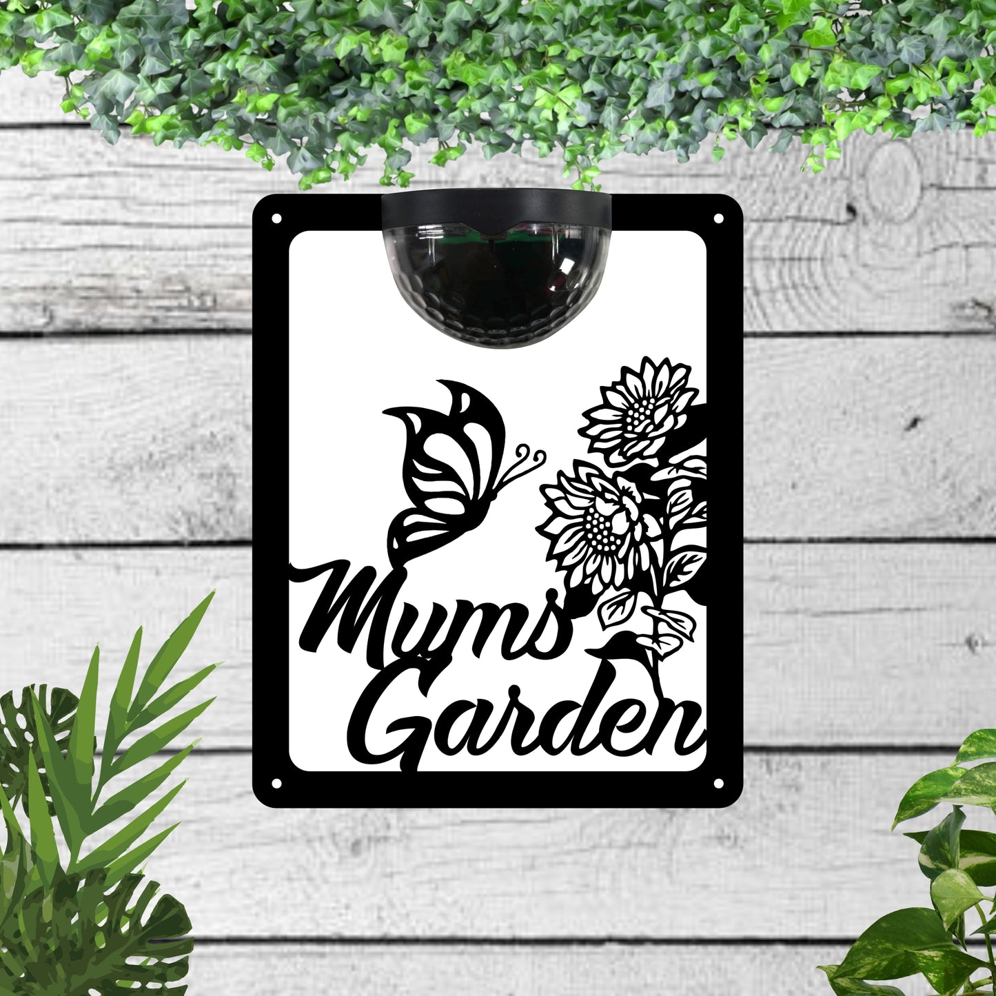 Mums Garden Solar Wall Plaque Wall Art