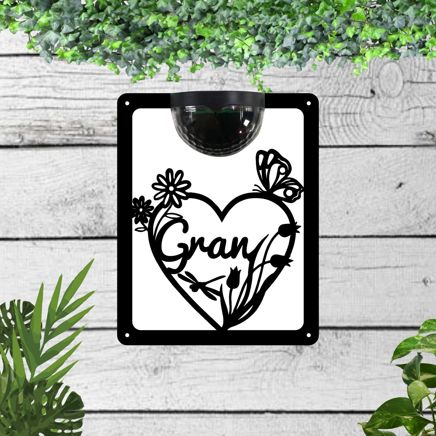 Gran Garden Solar Wall Plaque Wall Art