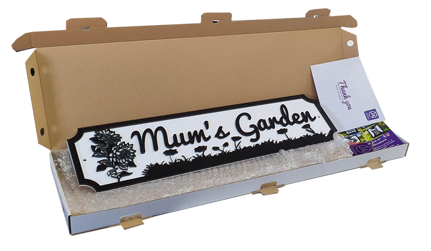 Crystal Palace Acrylic Garden Sign indoor/outdoor