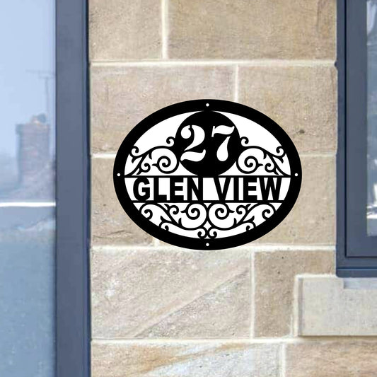 House Name Door Plaque