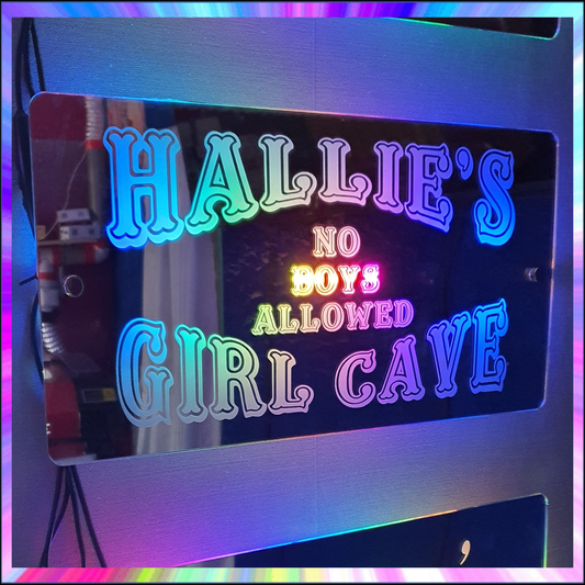 Girl Cave L.E.D Mirror with 366 Light Modes and 12 Static Light Colours and remote