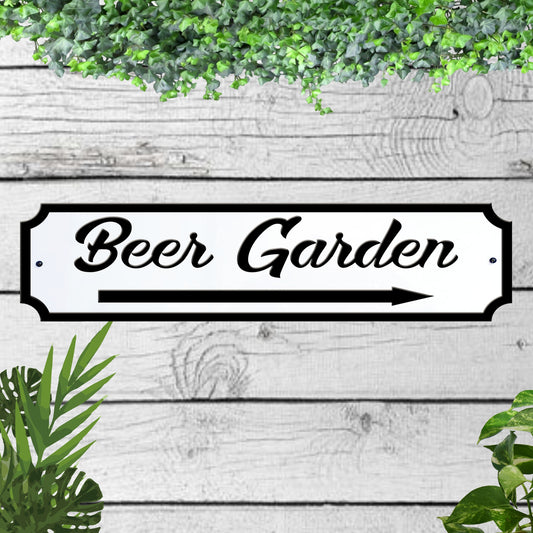 Beer Garden Acrylic Garden Sign indoor/outdoor