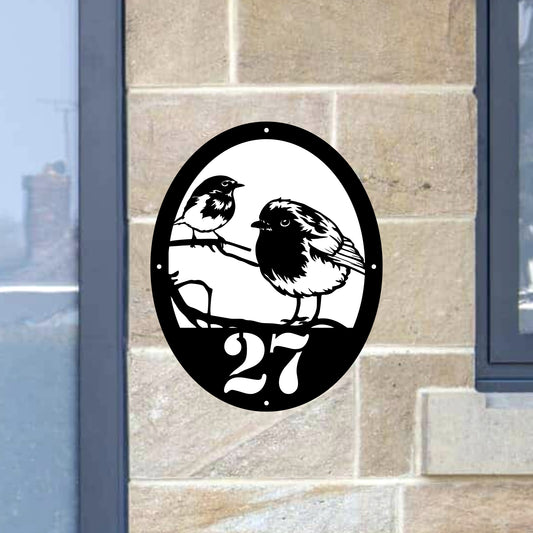Robin Door Plaque