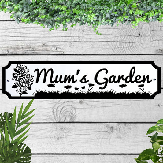 Mums Garden Acrylic Garden Sign indoor/outdoor