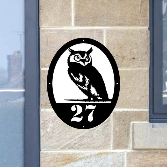 Owl Door Plaque