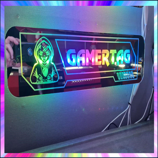 Gamerboy L.E.D Mirror with 366 Light Modes and 12 Static Light Colours and remote