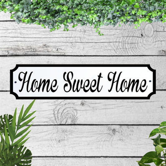 Home sweet home Acrylic Garden Sign indoor/outdoor