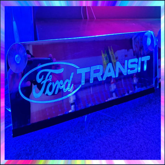 Ford Transit Vehicle L.E.D Mirror with 366 Light Modes and 12 Static Light Colours and remote