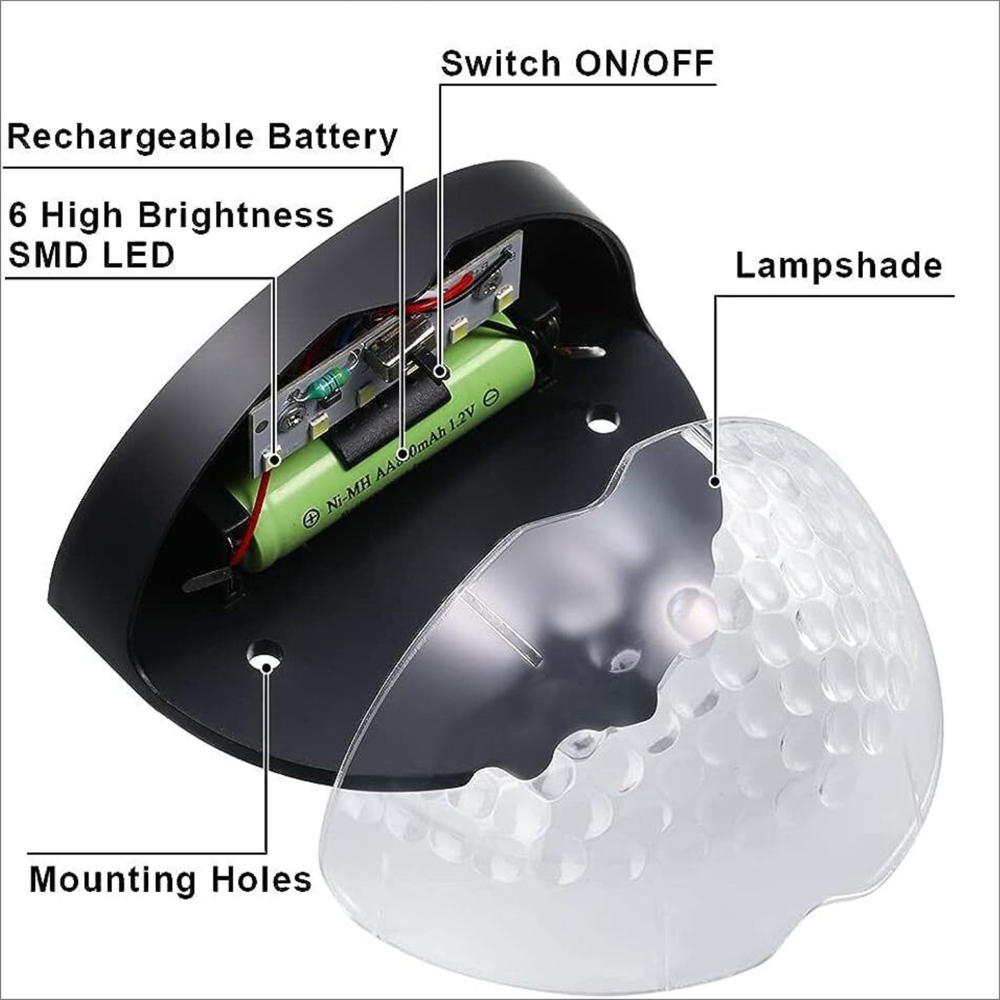 Blue tit Solar Fence Toppers Pack of 2