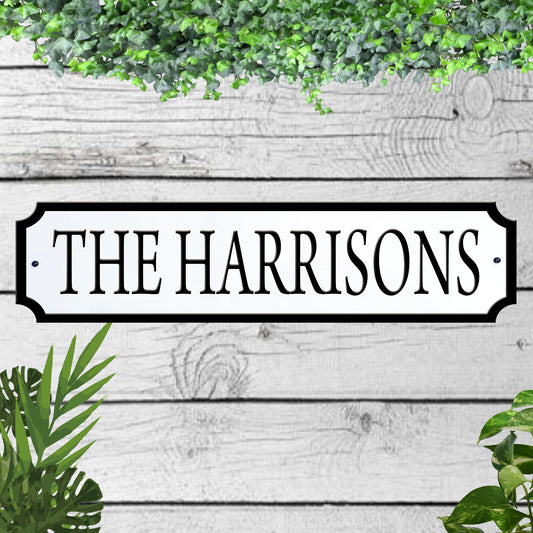 Family Name Acrylic Garden Sign indoor/outdoor