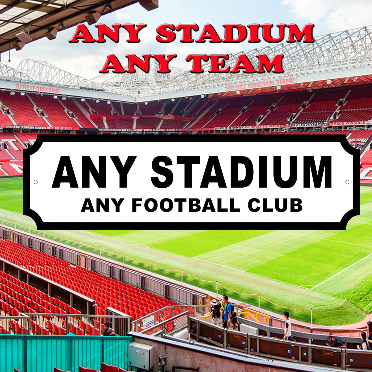 Any Stadium Acrylic Garden Sign indoor/outdoor