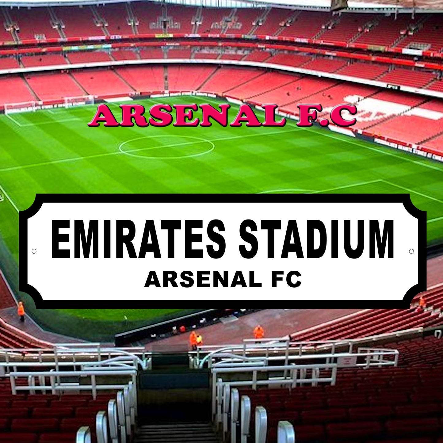 Arsenal Acrylic Garden Sign indoor/outdoor