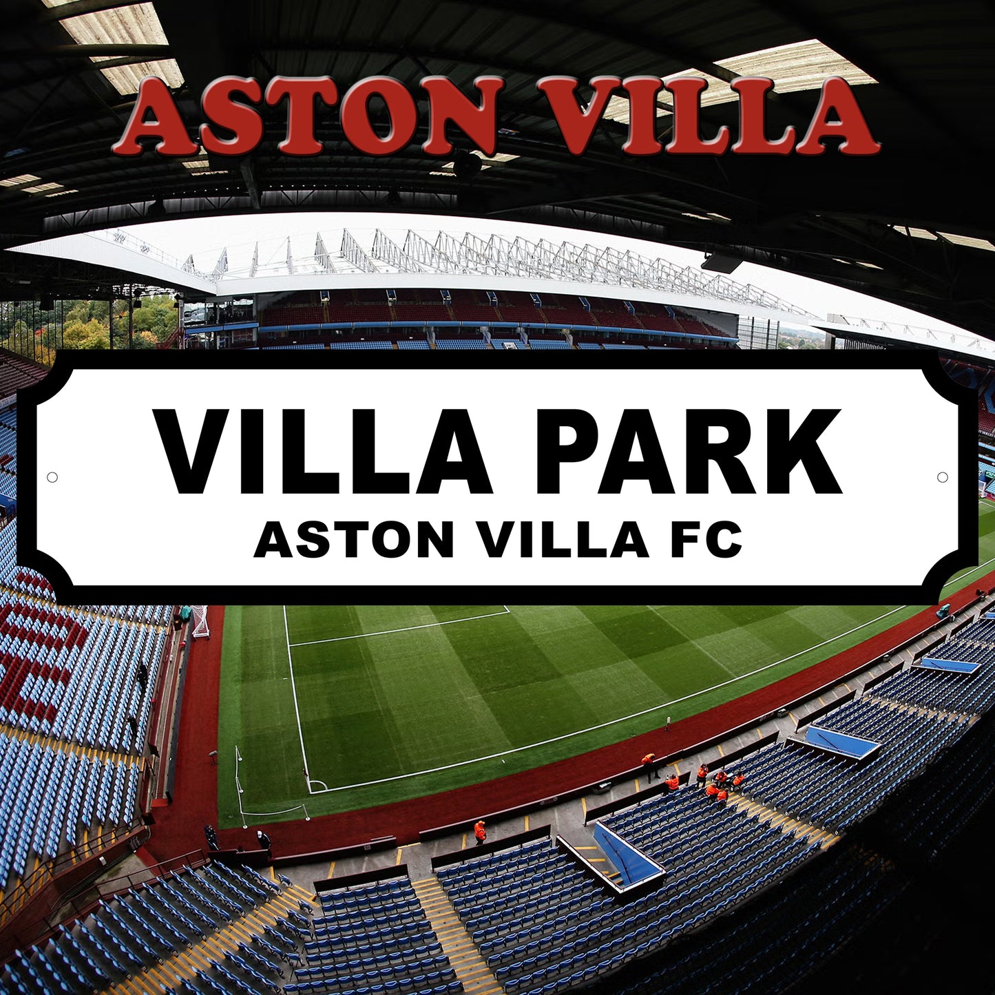 Aston Villa Acrylic Garden Sign indoor/outdoor