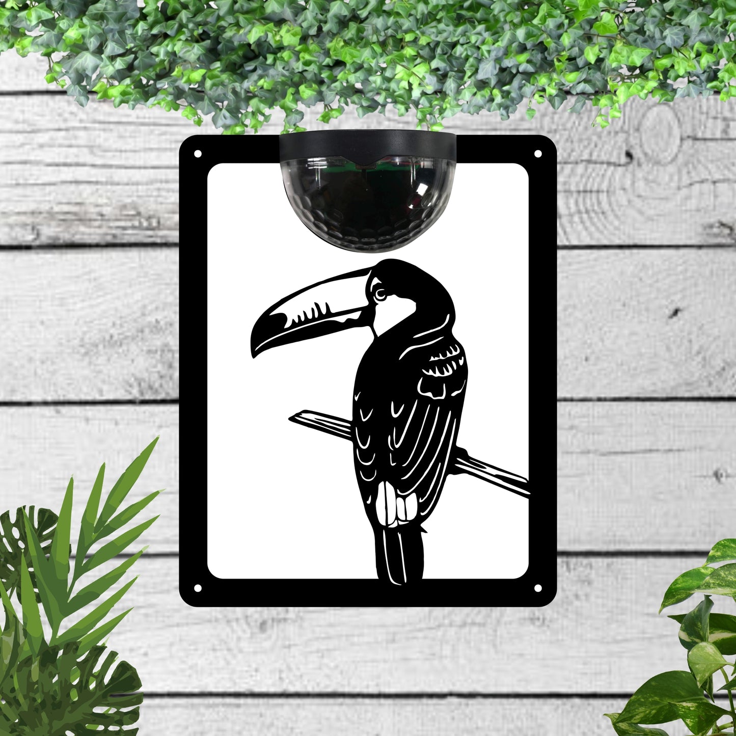 Toucan Garden Solar Wall Plaque Wall Art
