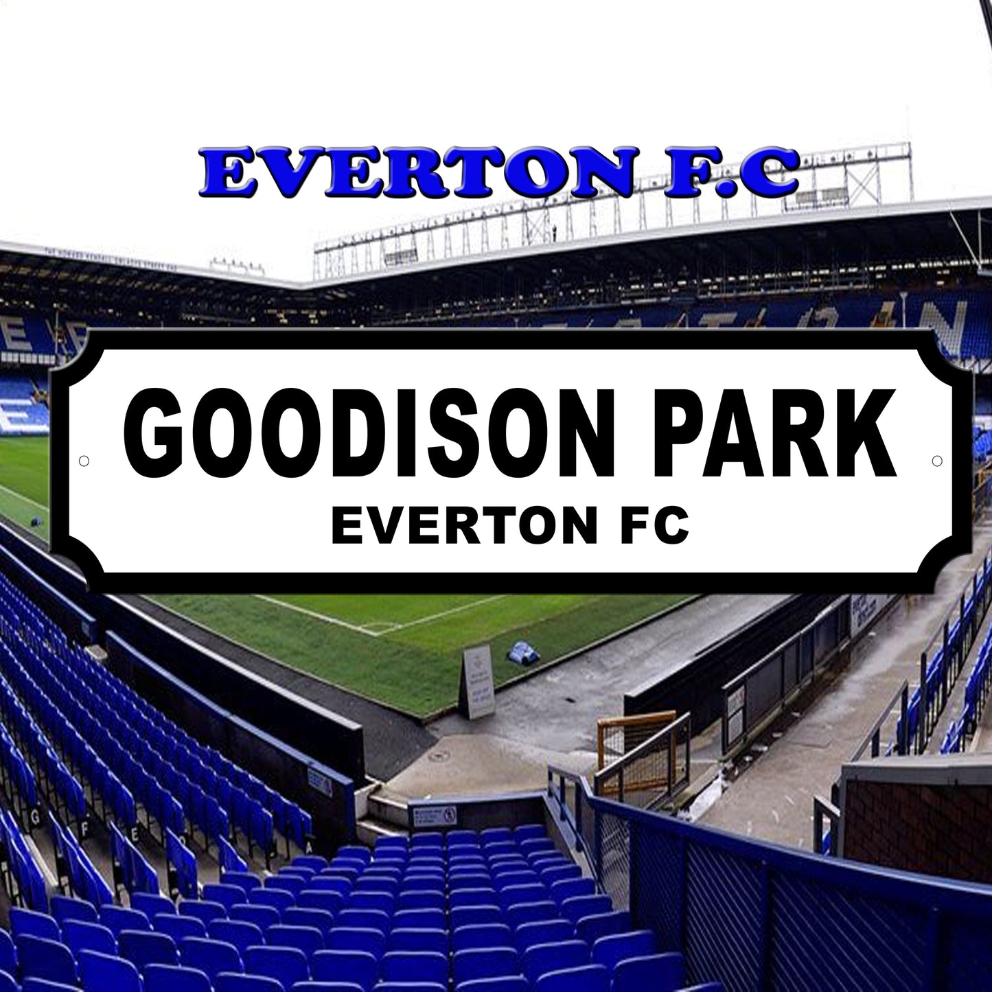 Everton fc Acrylic Garden Sign indoor/outdoor