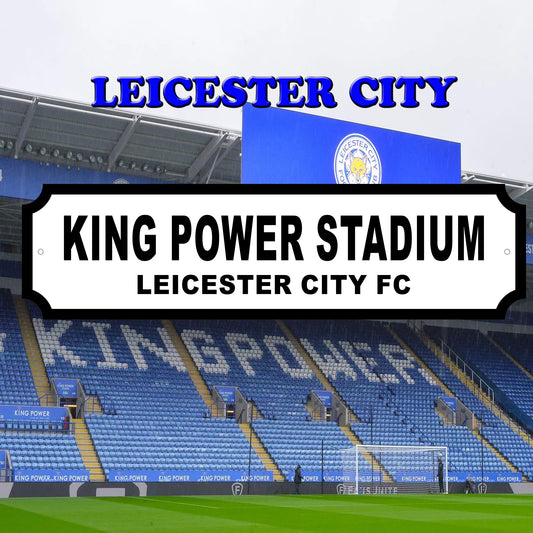 Leicester city Acrylic Garden Sign indoor/outdoor