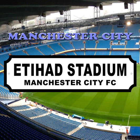 Manchester city Acrylic Garden Sign indoor/outdoor