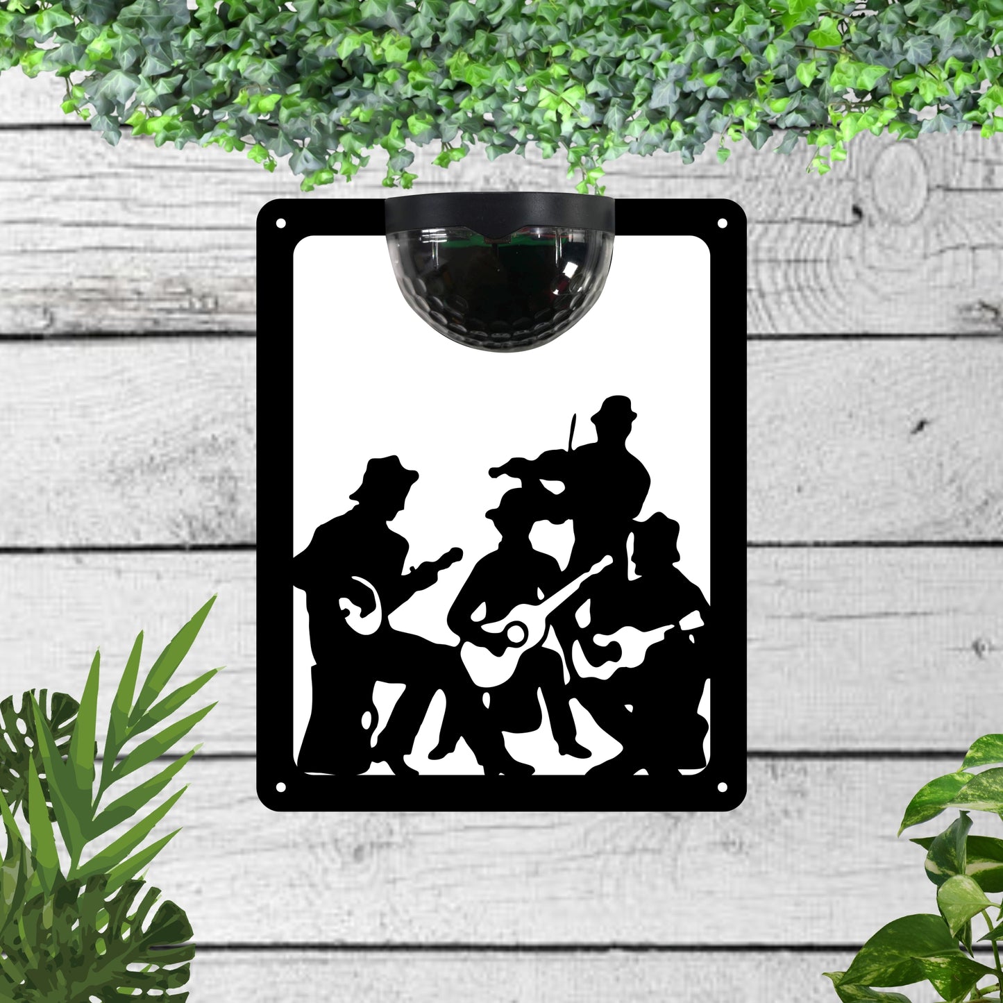 Folk band Garden Solar Wall Plaque Wall Art