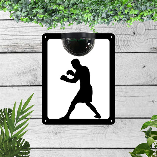 Boxing Garden Solar Wall Plaque Wall Art