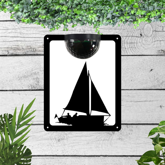 Yatch Garden Solar Wall Plaque Wall Art