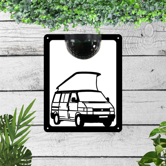 campervan Garden Solar Wall Plaque Wall Art