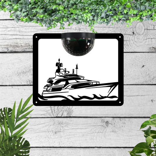 Yatch Garden Solar Wall Plaque Wall Art