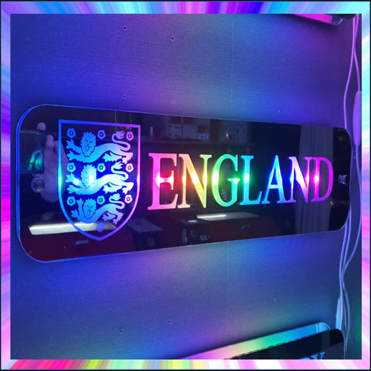 England L.E.D Mirror with 366 Light Modes and 12 Static Light Colours and remote
